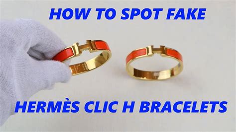 hermes clic h bracelet real vs fake|bracelet hermes clic h femme.